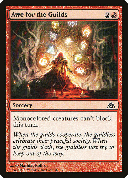 Awe for the Guilds (31) (Foil) - Dragon's Maze - Game On