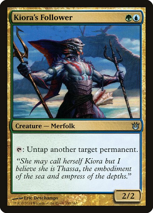 Kiora's Follower (150) (Foil) - Born of the Gods - Game On