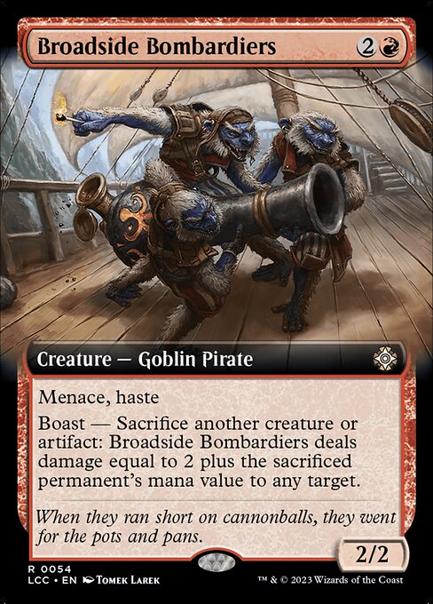 Broadside Bombardiers (54) - EXTENDED ART - The Lost Caverns of Ixalan Commander - Game On