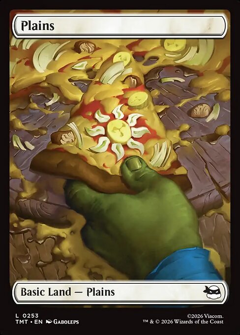 Plains (253) - FULL ART - Teenage Mutant Ninja Turtles - Game On