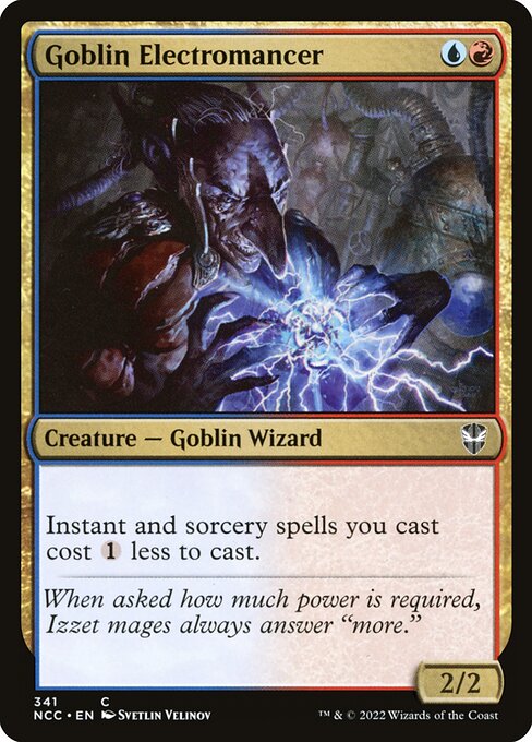 Goblin Electromancer (341) - New Capenna Commander - Game On