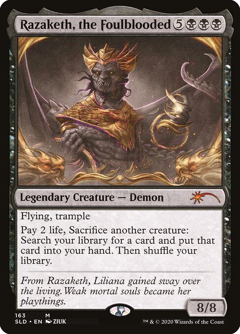 Razaketh, the Foulblooded (163) (Foil) - Secret Lair Drop - Game On