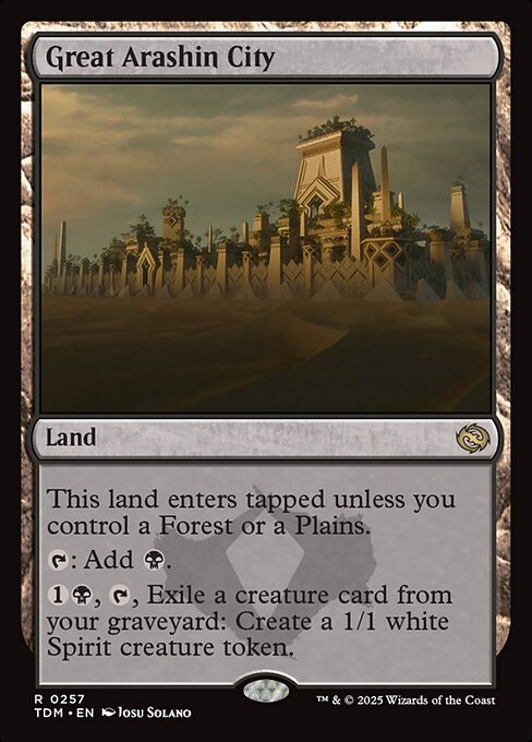 Great Arashin City (257) - Tarkir: Dragonstorm - Game On