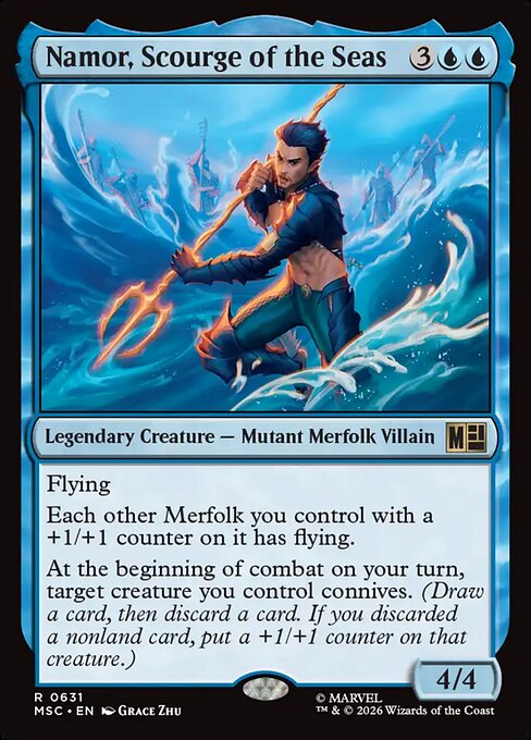 Namor, Scourge of the Seas (631) - Marvel Super Heroes Commander - Game On