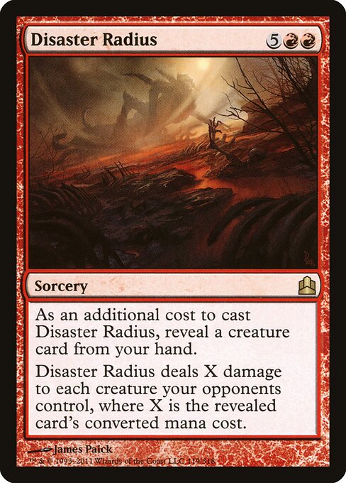 Disaster Radius (119) - Commander 2011 - Game On