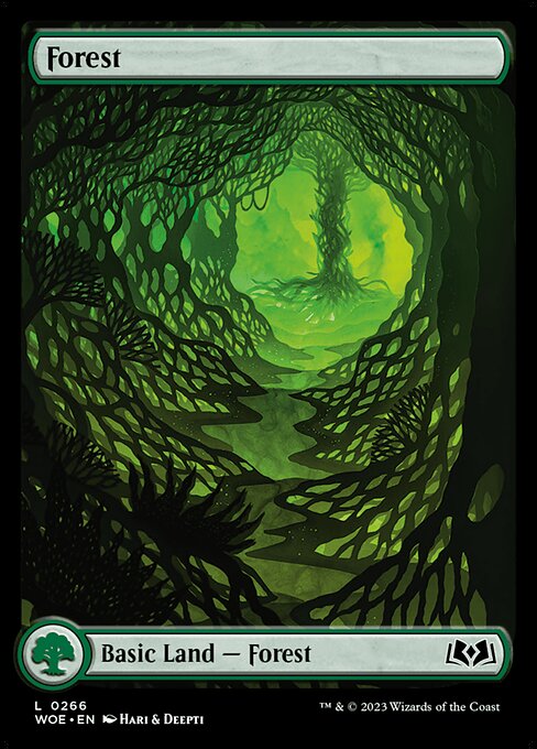 Forest (266) - FULL ART (Foil) - Wilds of Eldraine - Game On