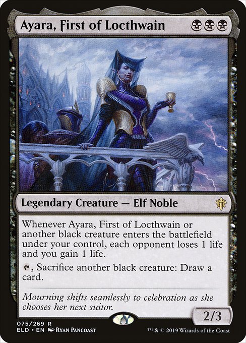 Ayara, First of Locthwain (75) - Throne of Eldraine - Game On
