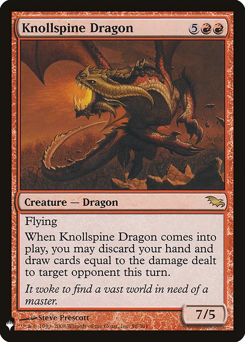 Knollspine Dragon (SHM-98) - The List - Game On