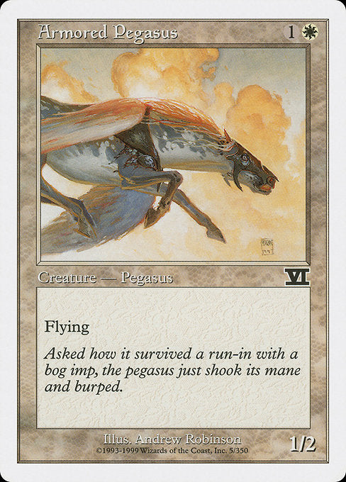 Armored Pegasus (5) - Classic Sixth Edition - Game On