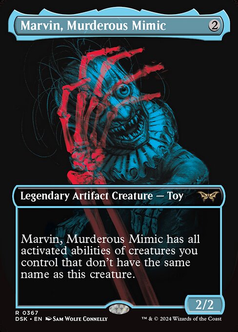 Marvin, Murderous Mimic (367) - BORDERLESS - FULL ART - Duskmourn: House of Horror - Game On