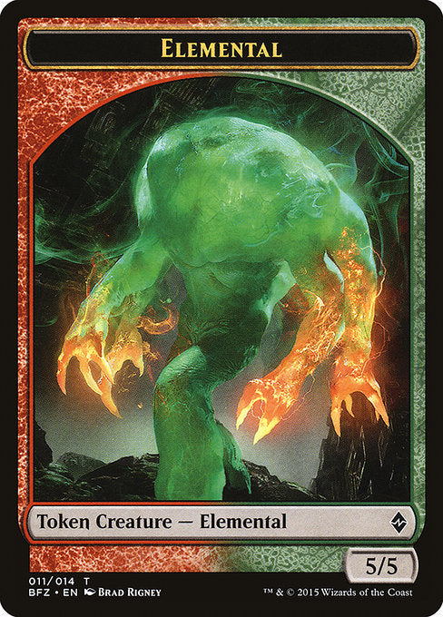 Elemental (11) - Battle for Zendikar Tokens - Game On