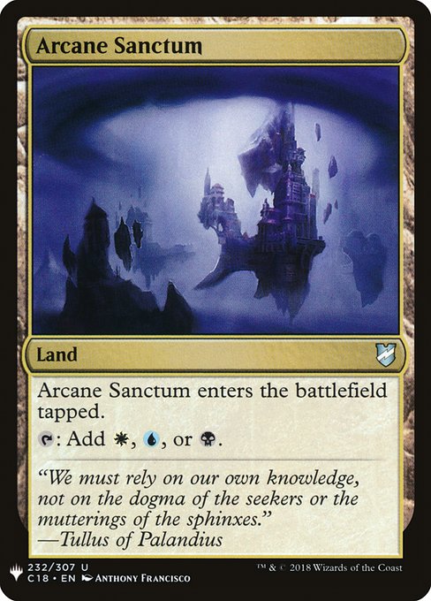 Arcane Sanctum (C18-232) - The List - Game On