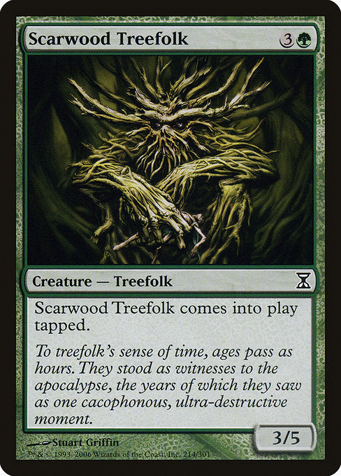 Scarwood Treefolk (214) (Foil) - Time Spiral - Game On