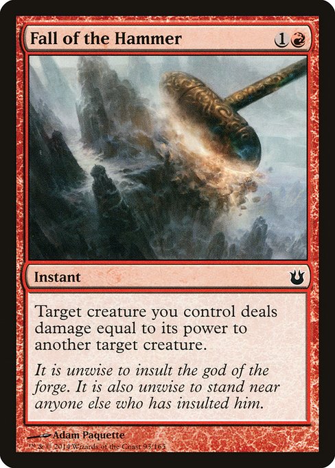 Fall of the Hammer (93) (Foil) - Born of the Gods - Game On