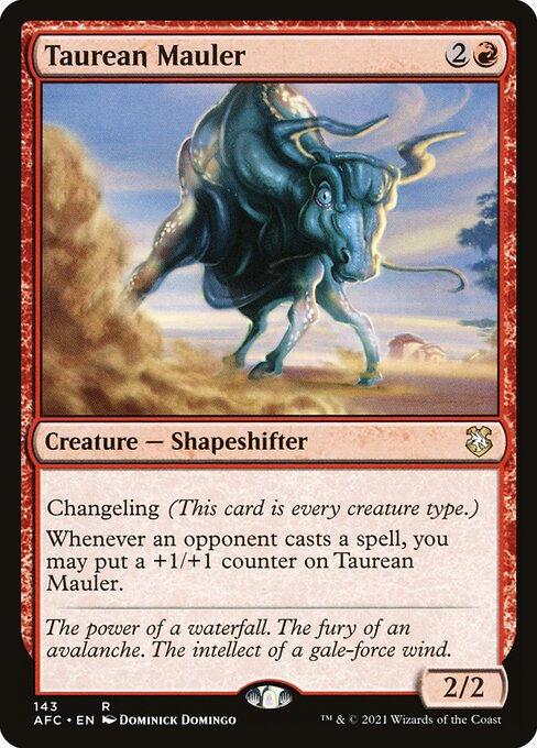Taurean Mauler (143) - Forgotten Realms Commander - Game On