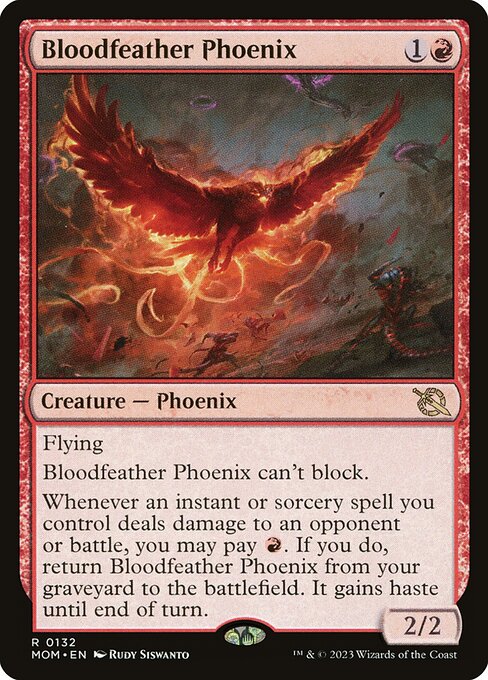 Bloodfeather Phoenix (132) - March of the Machine - Game On