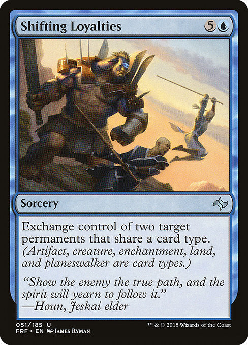Shifting Loyalties (51) (Foil) - Fate Reforged - Game On
