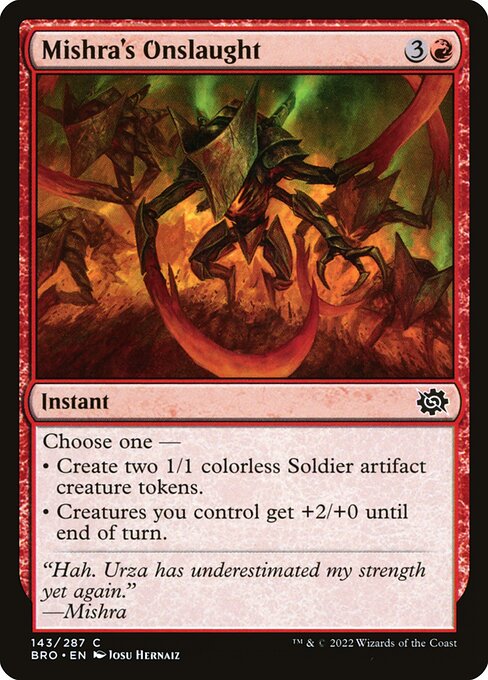 Mishra's Onslaught (143) (Foil) - The Brothers' War - Game On