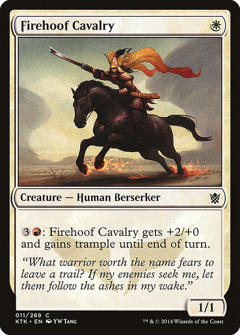 Firehoof Cavalry (11) (Foil) - Khans of Tarkir - Game On