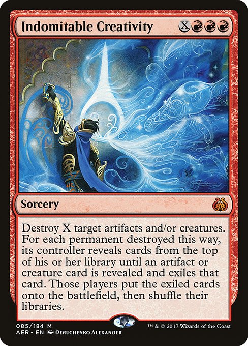 Indomitable Creativity (85) (Foil) - Aether Revolt - Game On