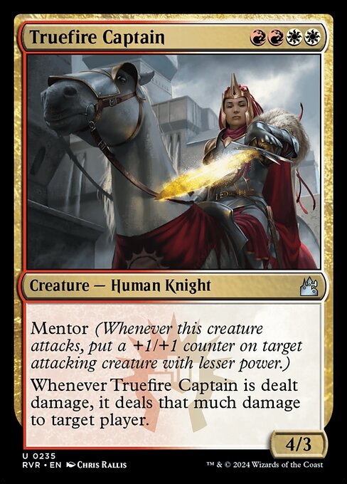 Truefire Captain (235) (Foil) - Ravnica Remastered - Game On
