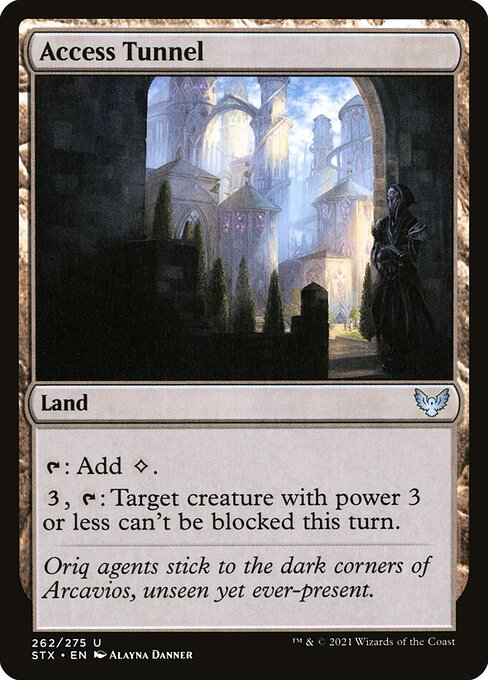 Access Tunnel (262) (Foil) - Strixhaven: School of Mages - Game On