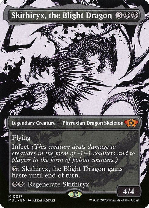 Skithiryx, the Blight Dragon (17) - BORDERLESS - FULL ART - Multiverse Legends - Game On