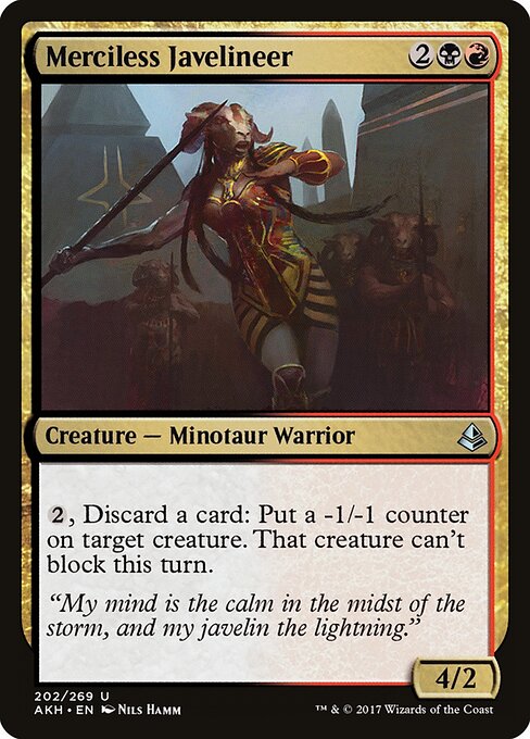 Merciless Javelineer (202) (Foil) - Amonkhet - Game On