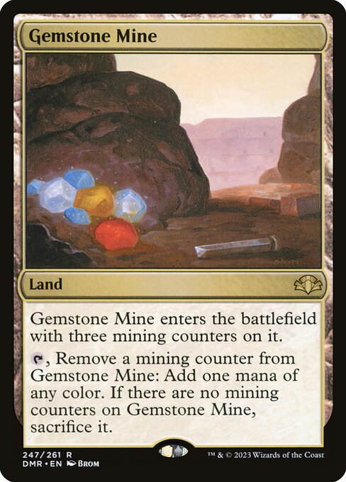 Gemstone Mine (247) (Foil) - Dominaria Remastered - Game On