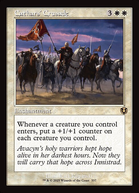 Cathars' Crusade (337) (Foil) - Innistrad Remastered - Game On