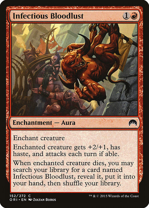 Infectious Bloodlust (152) (Foil) - Magic Origins - Game On