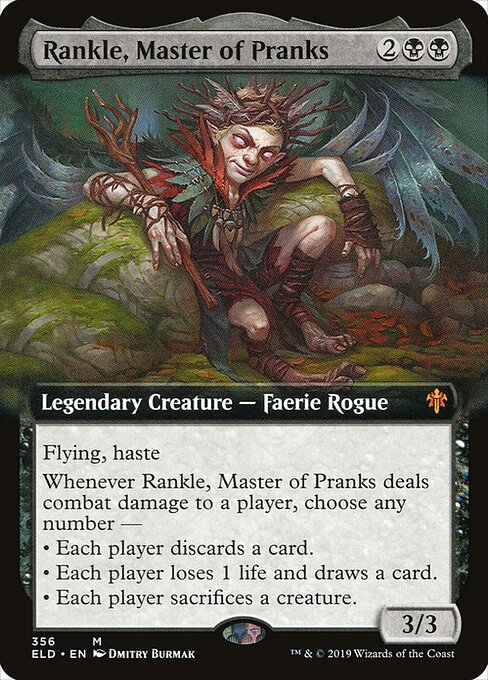 Rankle, Master of Pranks (356) - EXTENDED ART (Foil) - Throne of Eldraine - Game On
