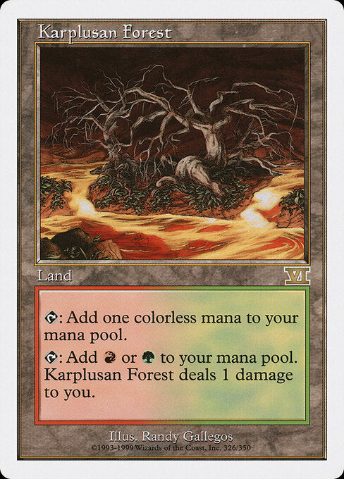 Karplusan Forest (326) - Classic Sixth Edition - Game On