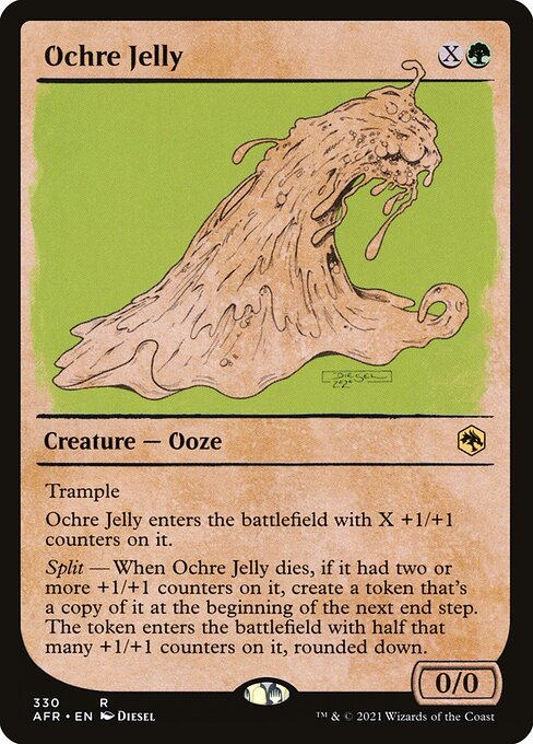 Ochre Jelly (330) - SHOWCASE (Foil) - Adventures in the Forgotten Realms - Game On