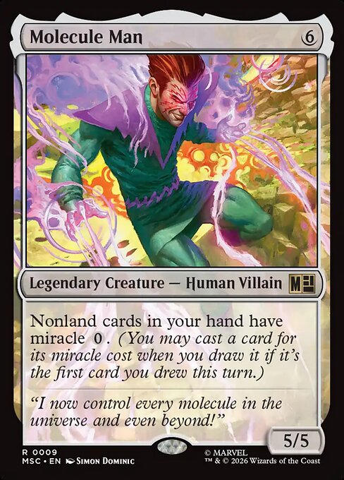 Molecule Man (9) - Marvel Super Heroes Commander - Game On