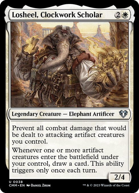 Losheel, Clockwork Scholar (38) - Commander Masters - Game On
