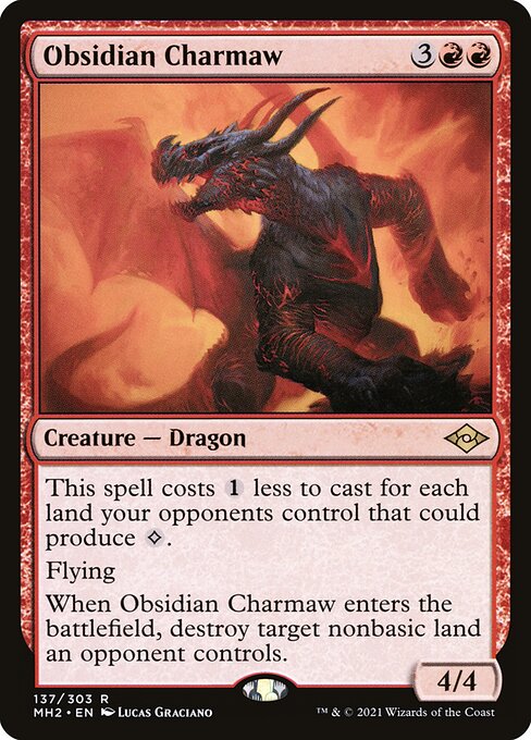 Obsidian Charmaw (137) - Modern Horizons 2 - Game On