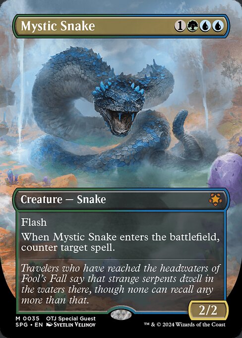 Mystic Snake (35) - BORDERLESS - FULL ART - Special Guests - Game On
