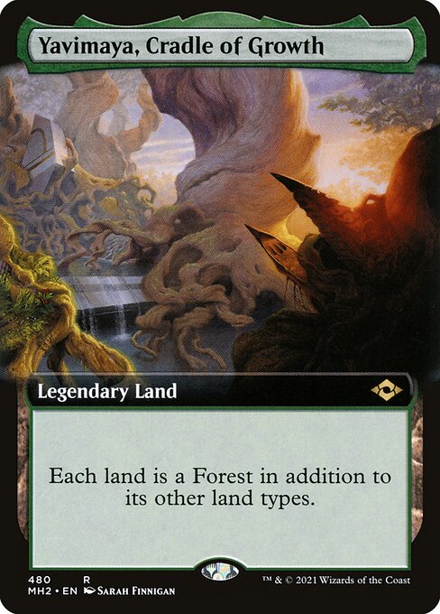Yavimaya, Cradle of Growth (480) - EXTENDED ART - Modern Horizons 2 - Game On