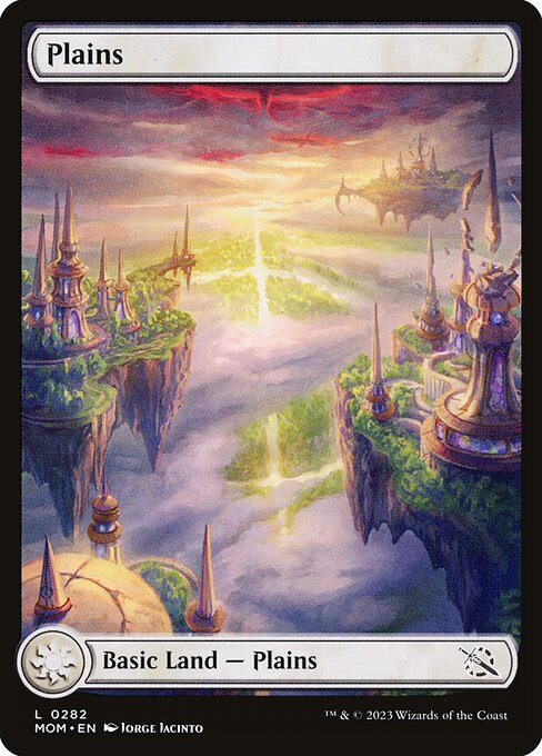 Plains (282) - FULL ART (Foil) - March of the Machine - Game On