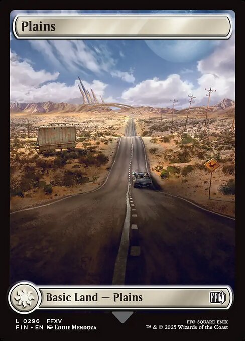 Plains (296) - FULL ART - Final Fantasy - Game On