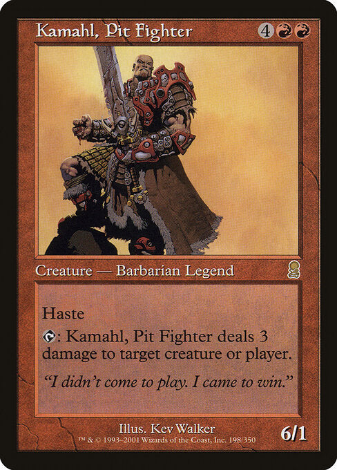 Kamahl, Pit Fighter (198) - Odyssey - Game On