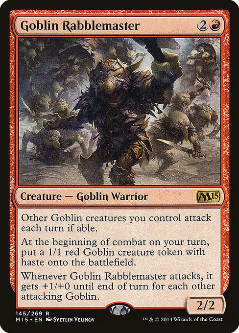 Goblin Rabblemaster (145) - Magic 2015 - Game On