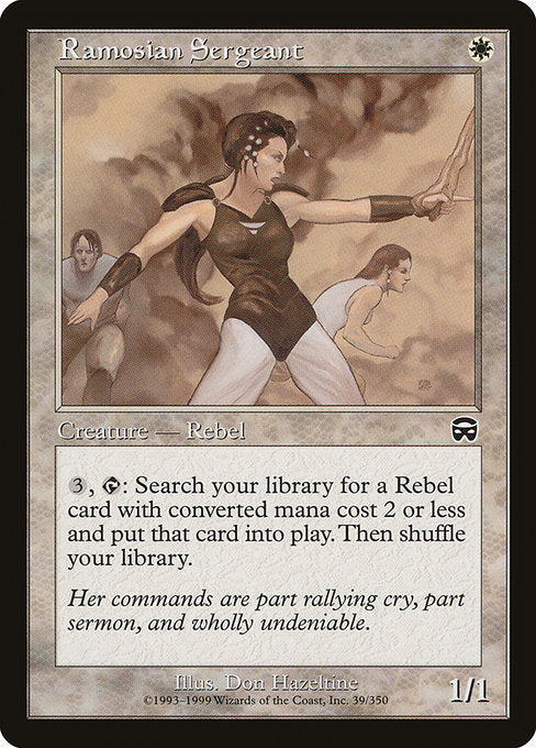 Ramosian Sergeant (39) (Foil) - Mercadian Masques - Game On