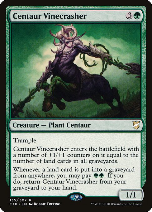 Centaur Vinecrasher (135) - Commander 2018 - Game On