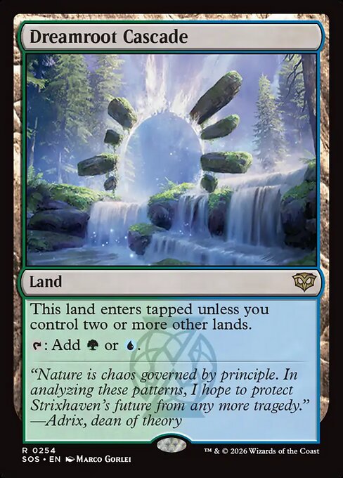 Dreamroot Cascade (254) (Foil) - Secrets of Strixhaven - Game On