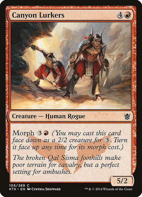 Canyon Lurkers (105) (Foil) - Khans of Tarkir - Game On