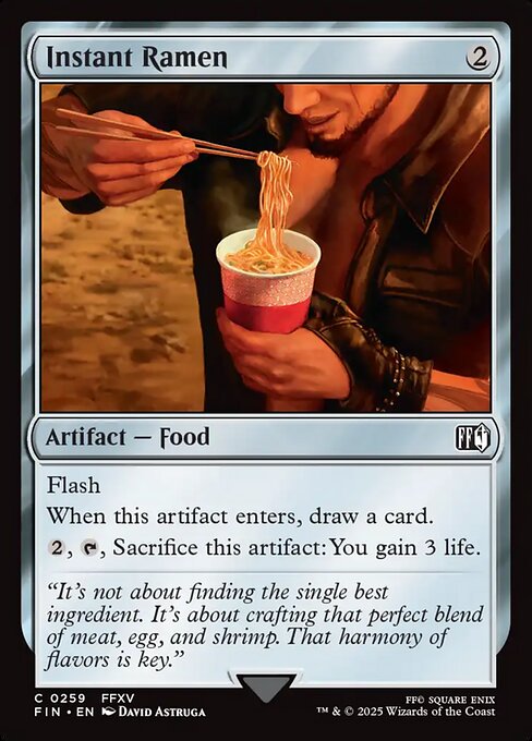 Instant Ramen (259) (Foil) - Final Fantasy - Game On