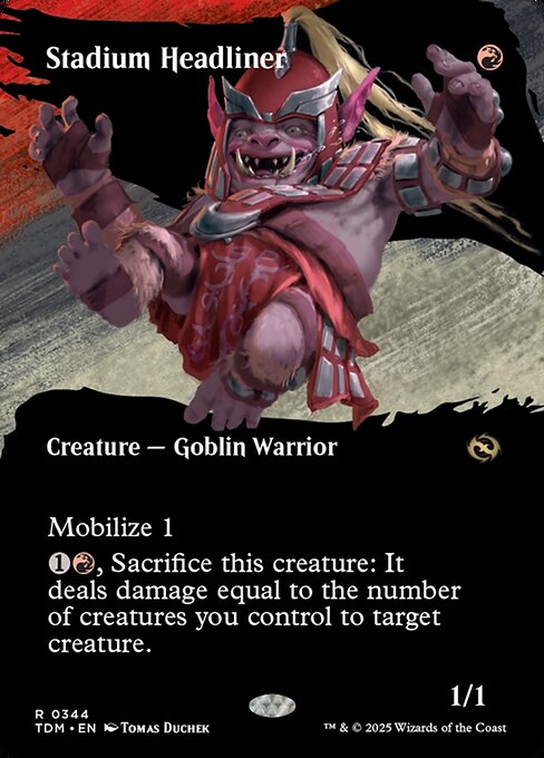Stadium Headliner (344) - BORDERLESS - FULL ART - Tarkir: Dragonstorm - Game On