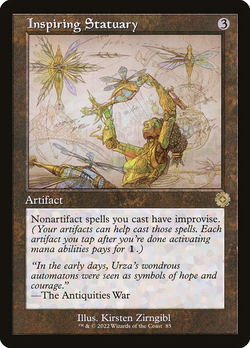Inspiring Statuary (85) (Foil) - The Brothers' War Retro Artifacts - Game On